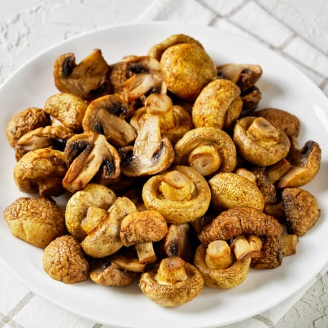 Grilled Mushrooms.