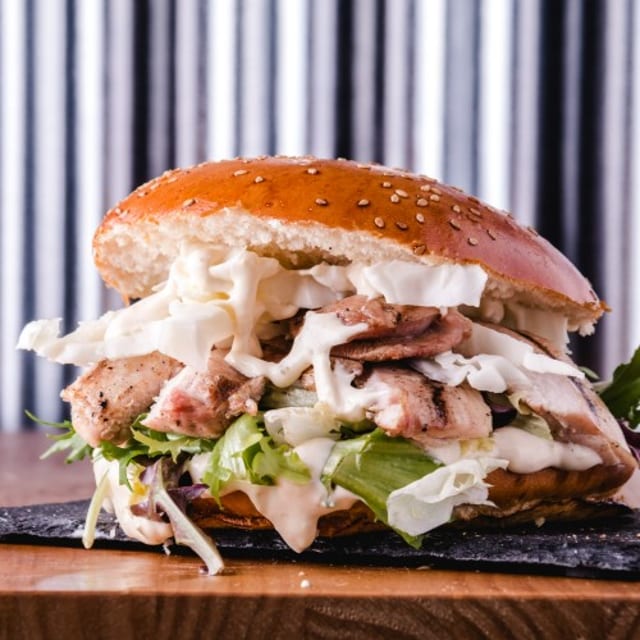 Grilled Chicken Deluxe Sandwich.